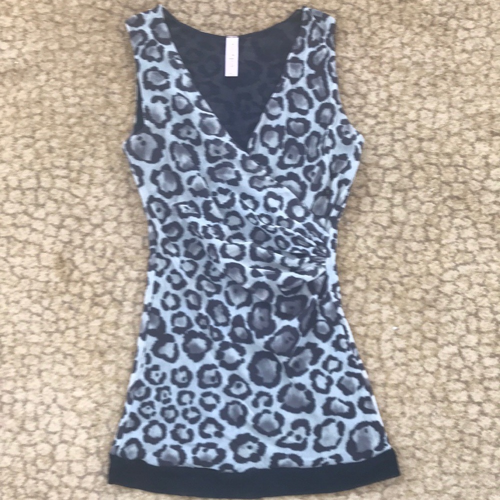 Sweet Pea leopard print sleeveless top